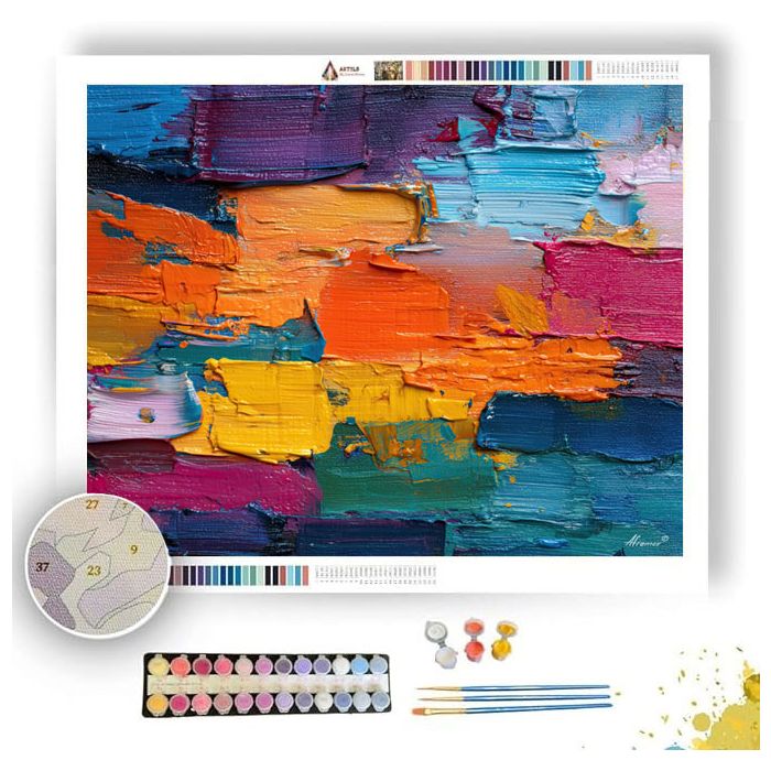 BRIGHT SURFACE - Paint by Numbers Full Kit
