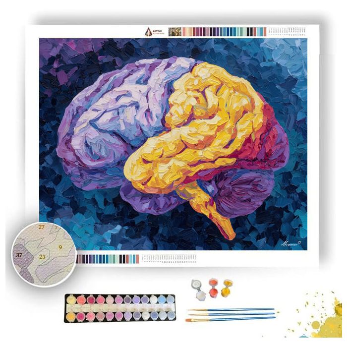 GLOWING OBJECT - Paint by Numbers Full Kit