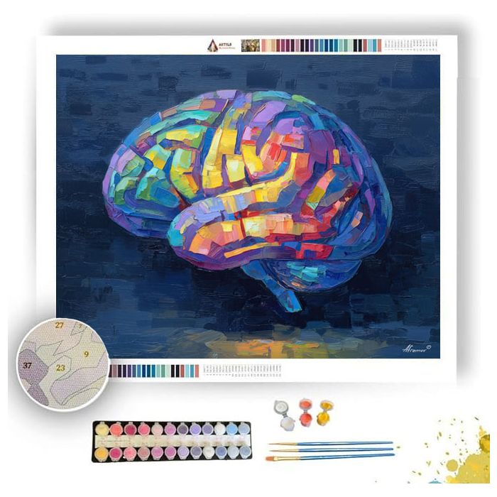 GLOWING SHAPE - Paint by Numbers Full Kit