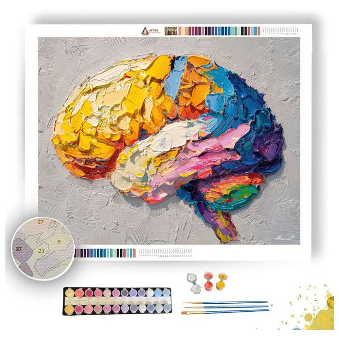 FLOATING VIEW - Paint by Numbers Full Kit