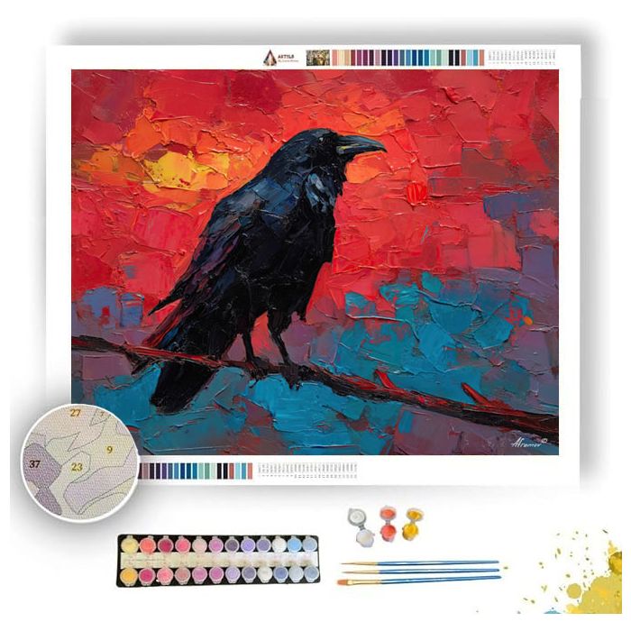 QUIET PATTERN - Paint by Numbers Full Kit