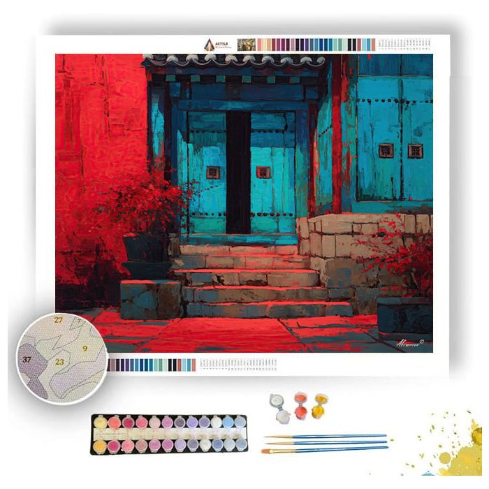BROKEN SCENE - Paint by Numbers Full Kit