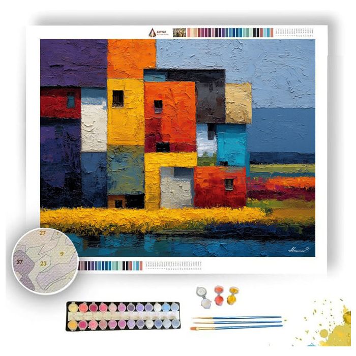 RISING FIELD - Paint by Numbers Full Kit