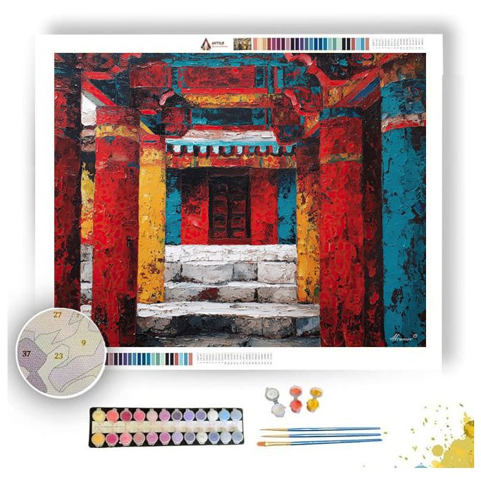 ANCIENT STRUCTURE - Paint by Numbers Full Kit