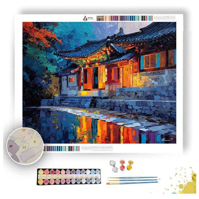 DYNAMIC SCENE - Paint by Numbers Full Kit