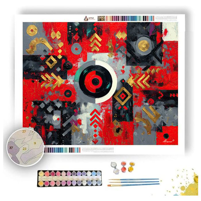 DYNAMIC PATTERN - Paint by Numbers Full Kit