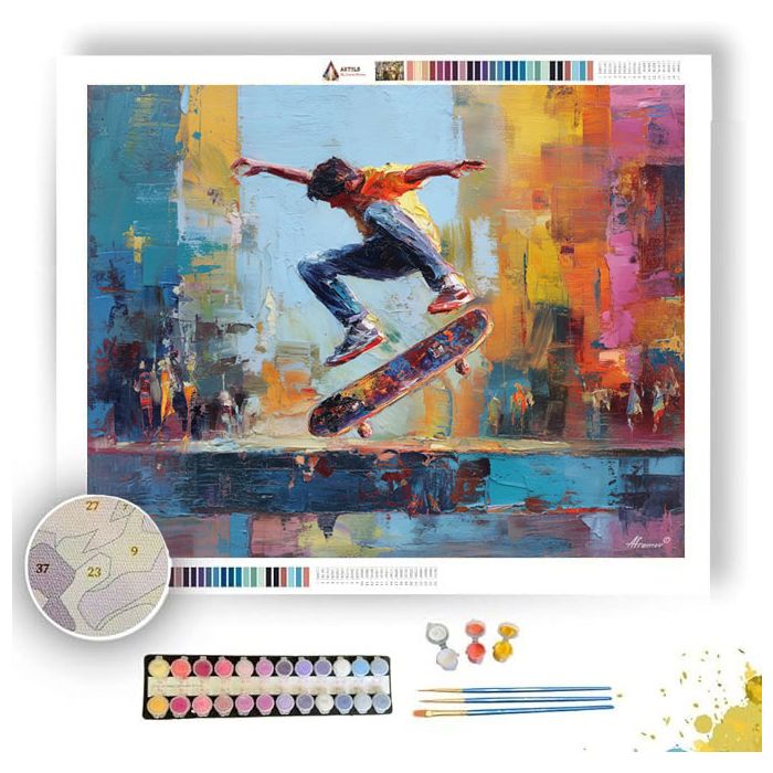 RISING STRUCTURE - Paint by Numbers Full Kit