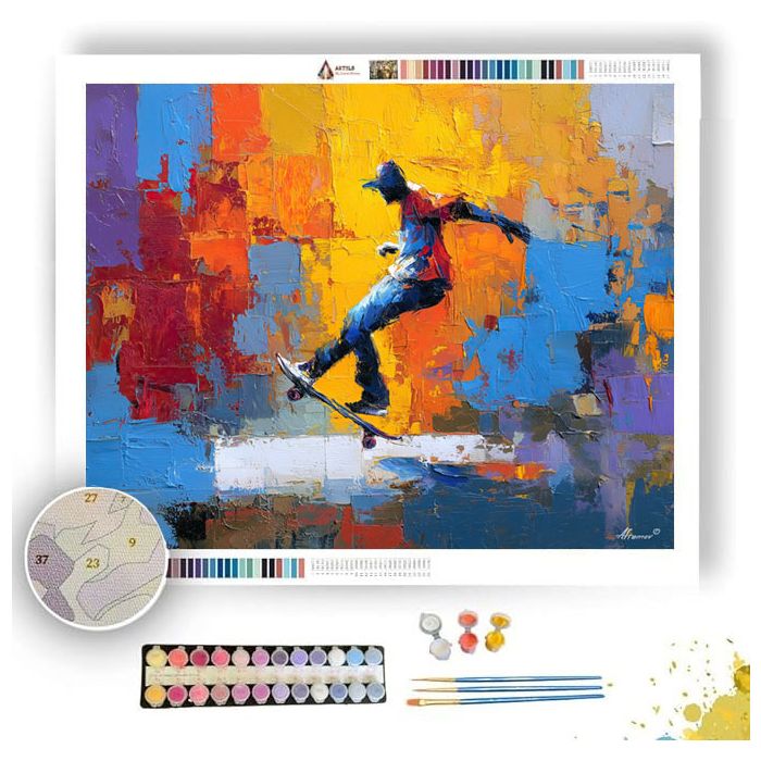 RISING FORM - Paint by Numbers Full Kit
