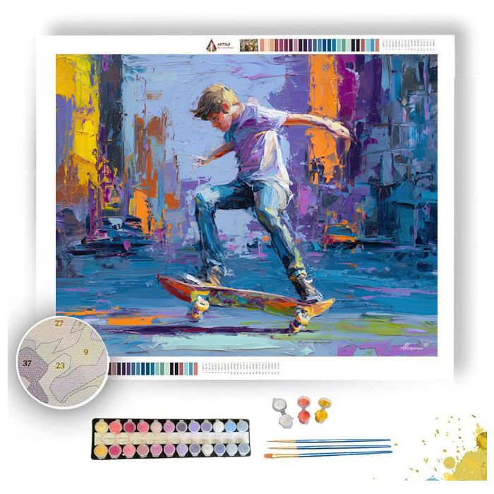 CALM FIELD - Paint by Numbers Full Kit