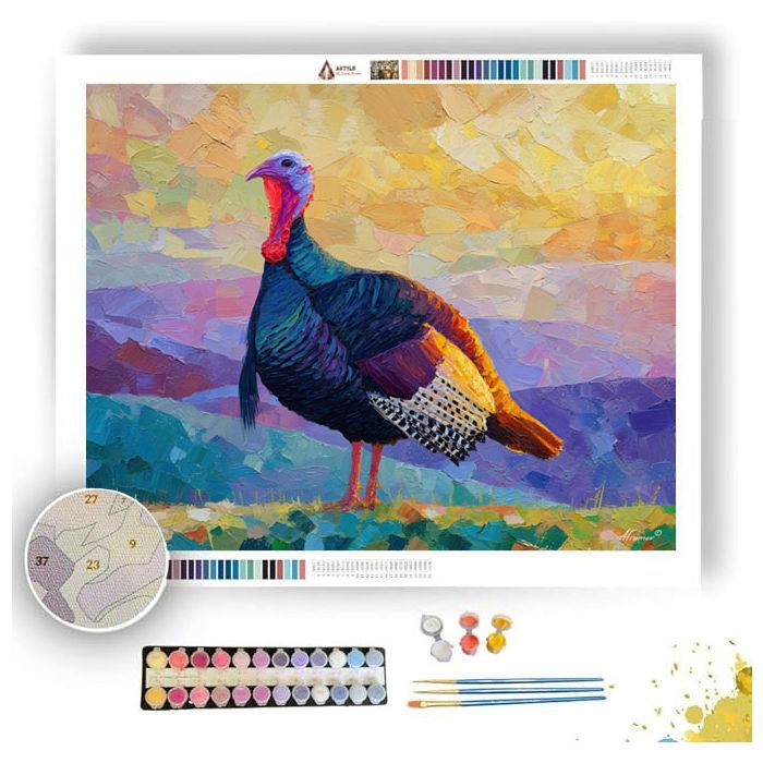 BRIGHT SCENE - Paint by Numbers Full Kit