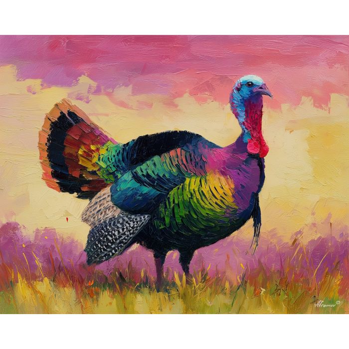 turkey, palette knife, oil painting, impasto, textured surface, artwork, expressive, modern, creative, visual art, illustration, bold colors, painterly, contemporary, graphic, conceptual