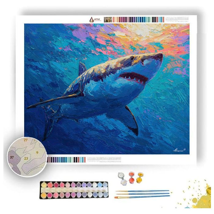 RISING SCENE - Paint by Numbers Full Kit