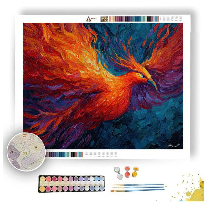 SILENT COMPOSITION - Paint by Numbers Full Kit