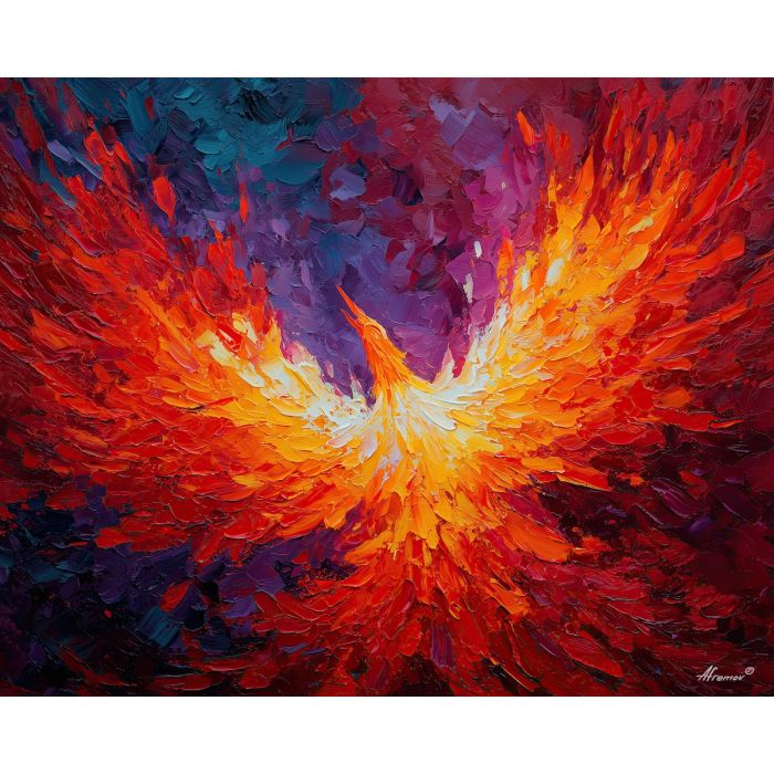 fractal, palette knife, oil painting, impasto, textured surface, modern art, symbolic, expressive, visual art, creative, painterly, bold colors, contemporary, conceptual, illustrative, abstract