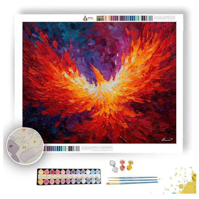 HIDDEN IMAGE - Paint by Numbers Full Kit