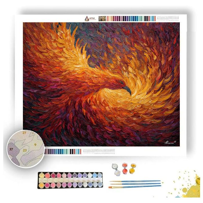 RISING FIELD - Paint by Numbers Full Kit