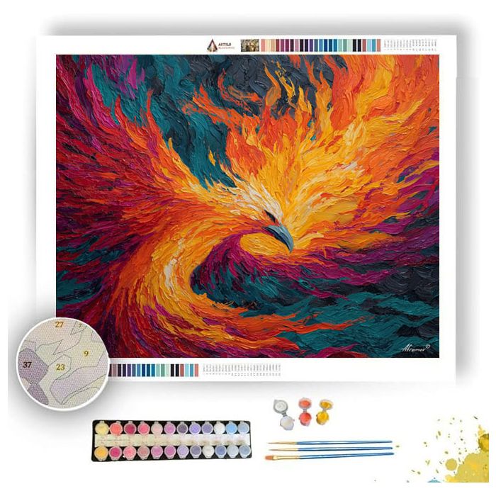 SHARP SCENE - Paint by Numbers Full Kit