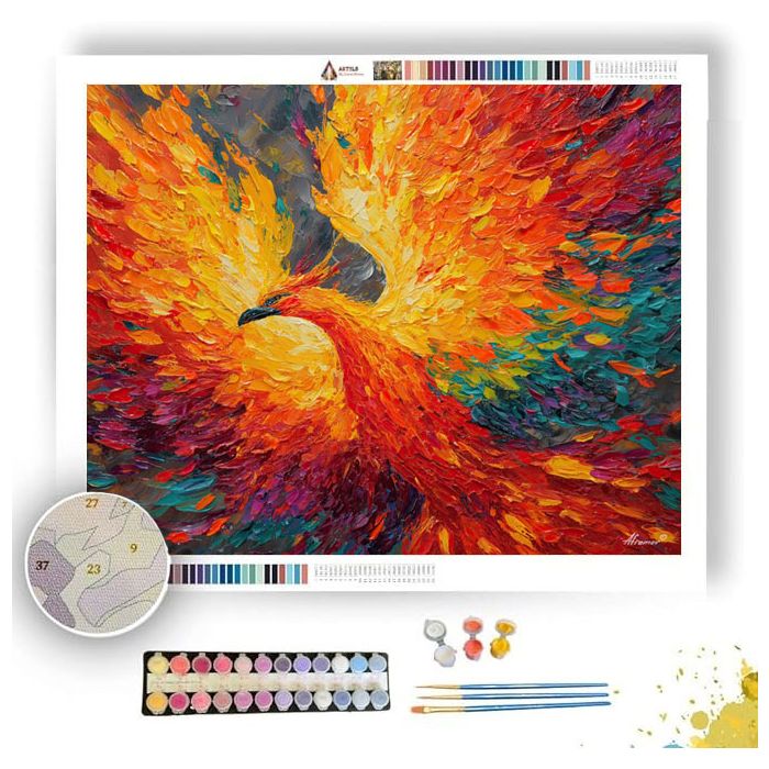SHARP COMPOSITION - Paint by Numbers Full Kit
