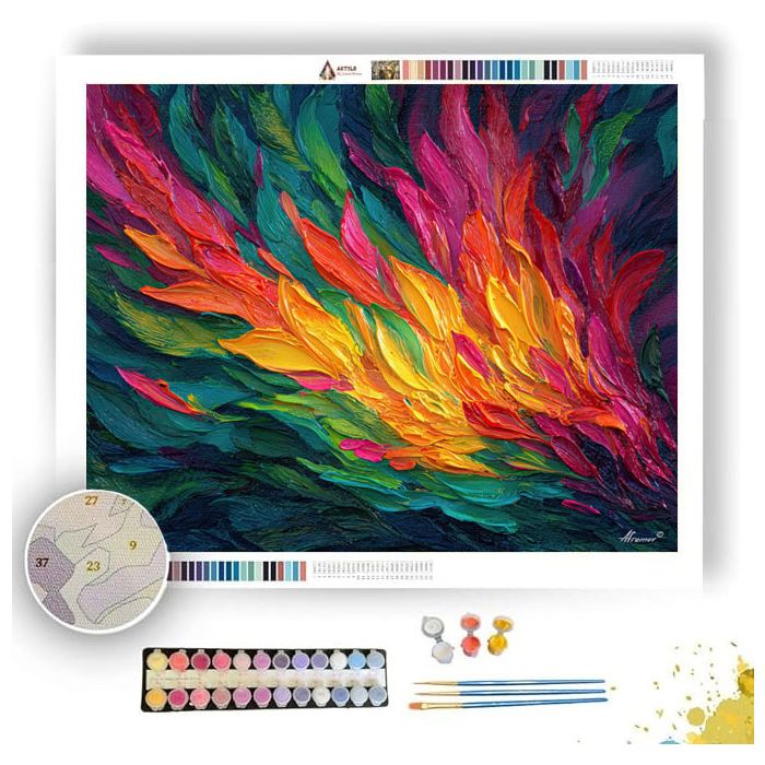 VIVID FIELD - Paint by Numbers Full Kit