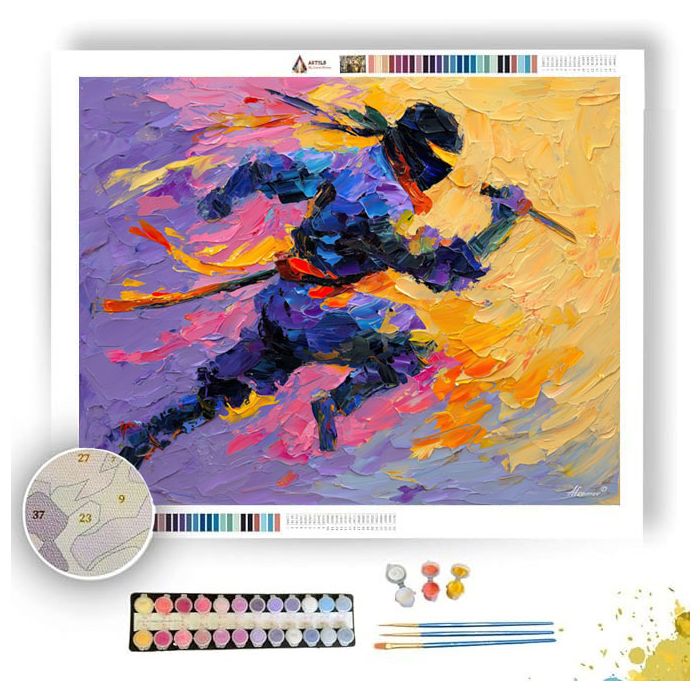 OPEN RHYTHM - Paint by Numbers Full Kit