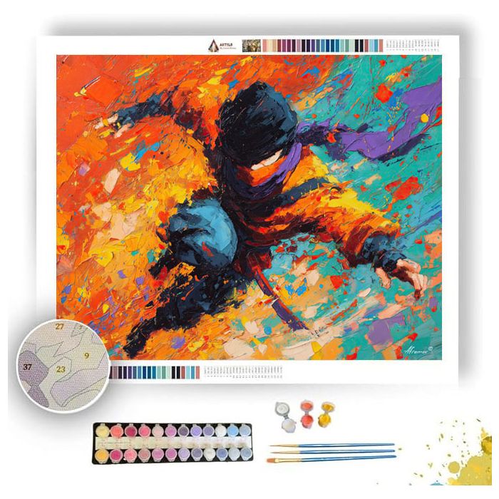 BRIGHT ENERGY - Paint by Numbers Full Kit