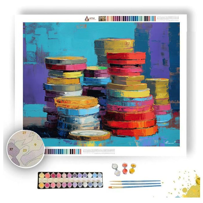 SHARP BALANCE - Paint by Numbers Full Kit