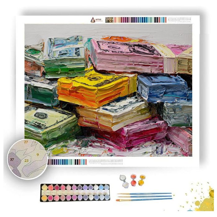 HIDDEN COMPOSITION - Paint by Numbers Full Kit