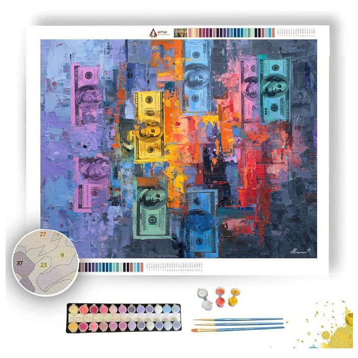MODERN FLOW - Paint by Numbers Full Kit