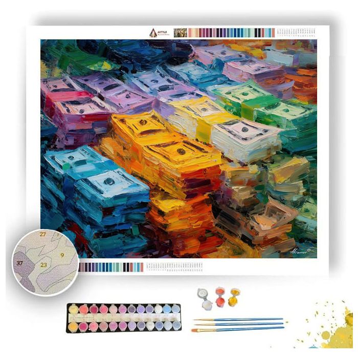 FREE FIELD - Paint by Numbers Full Kit