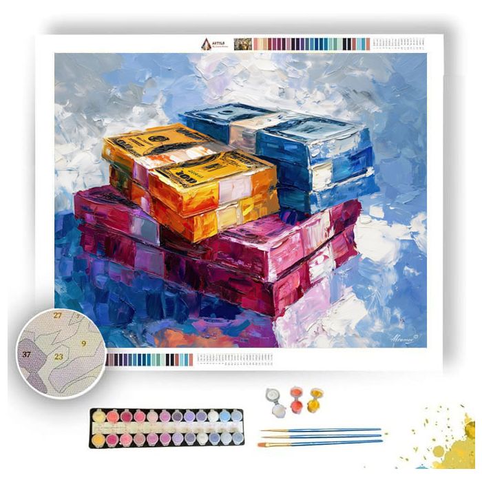 BRIGHT SPACE - Paint by Numbers Full Kit