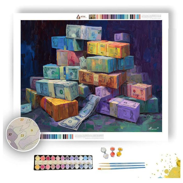 SILENT FORM - Paint by Numbers Full Kit