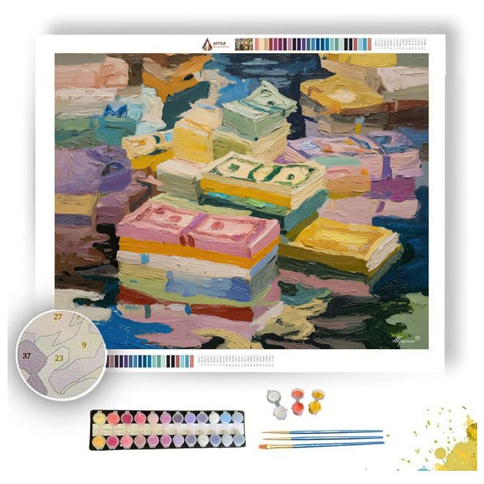 FLOATING COMPOSITION - Paint by Numbers Full Kit