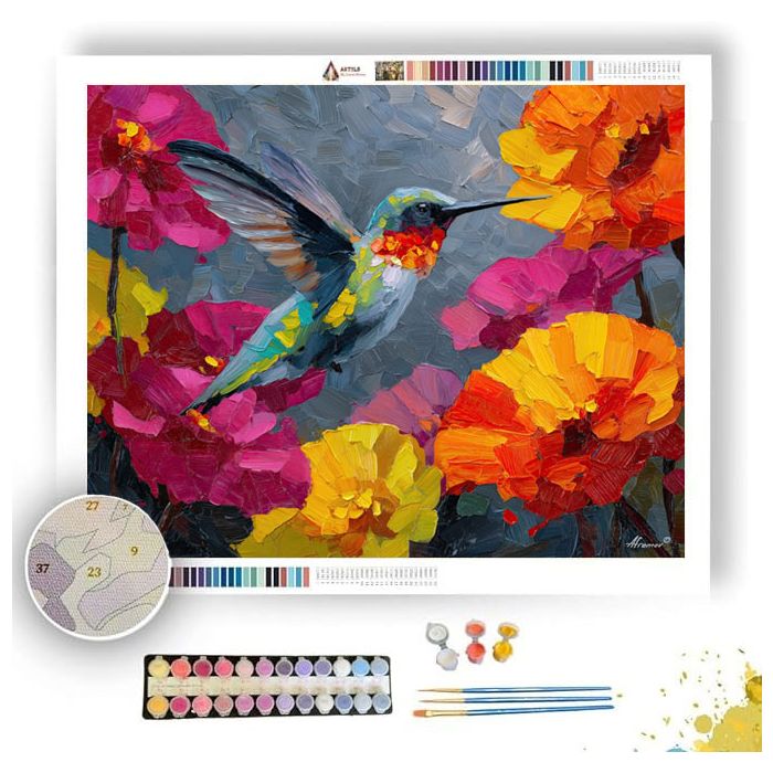 WARM COMPOSITION - Paint by Numbers Full Kit