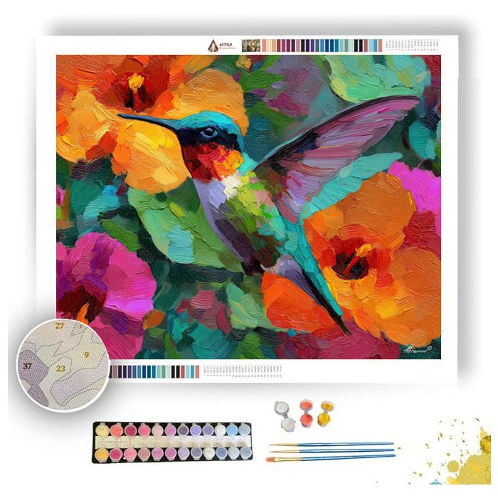 WARM IMAGE - Paint by Numbers Full Kit