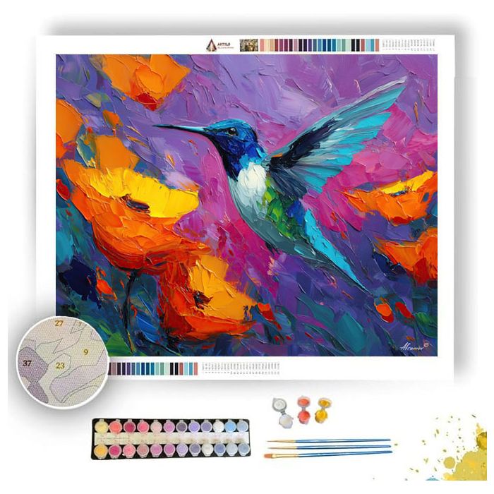 DYNAMIC SHAPE - Paint by Numbers Full Kit