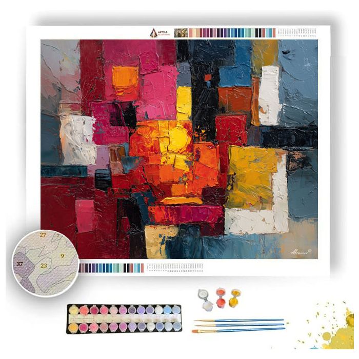 WARM MOMENT - Paint by Numbers Full Kit