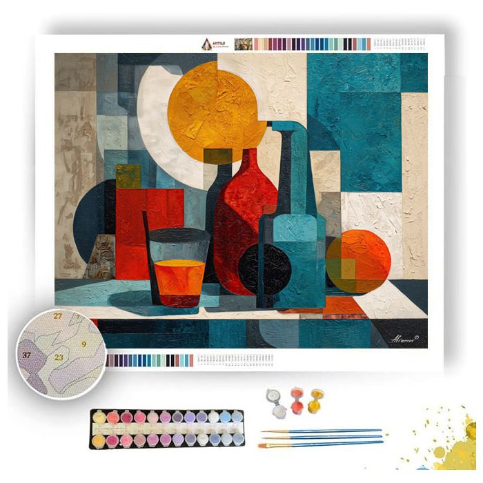 PLAYFUL SCENE - Paint by Numbers Full Kit