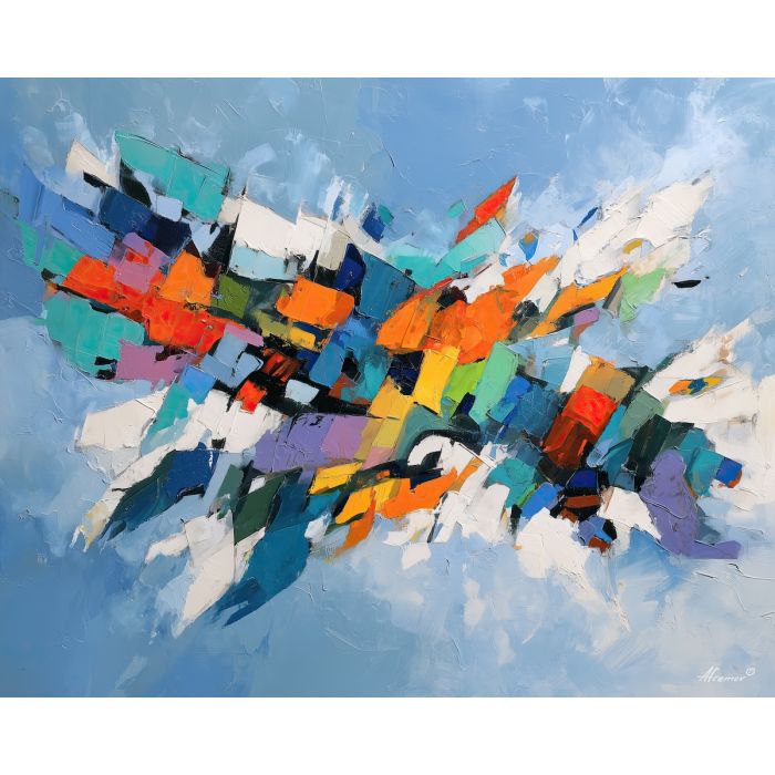 modernism, palette knife, oil painting, impasto, textured surface, artwork, expressive, modern, creative, visual art, illustration, bold colors, painterly, contemporary, graphic, conceptual