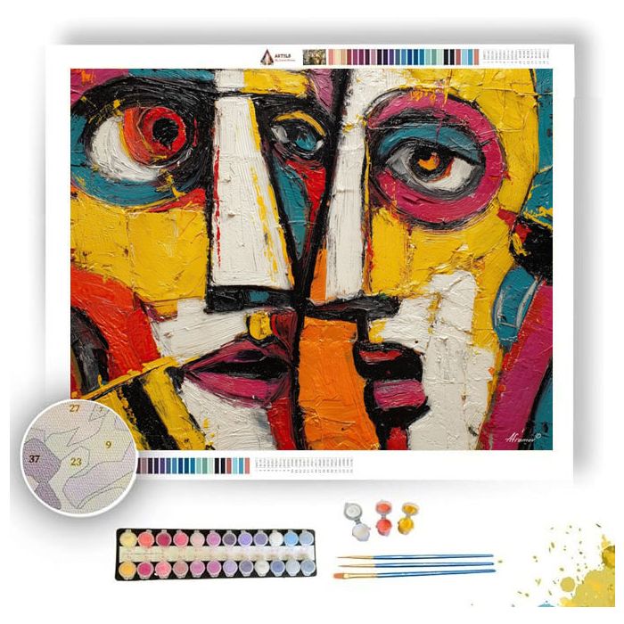 SHARP SPACE - Paint by Numbers Full Kit