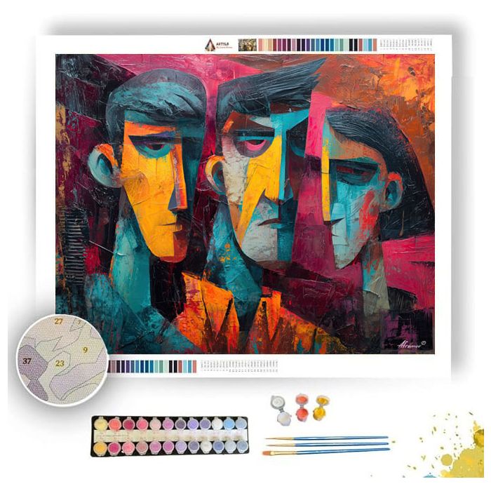 HIDDEN FORM - Paint by Numbers Full Kit