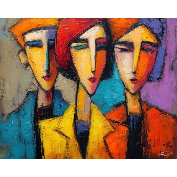 comic, book, palette knife, oil painting, impasto, textured surface, artwork, expressive, modern, creative, visual art, illustration, bold colors, painterly, contemporary, graphic, conceptual