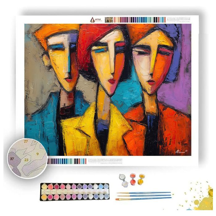 SILENT SHAPE - Paint by Numbers Full Kit