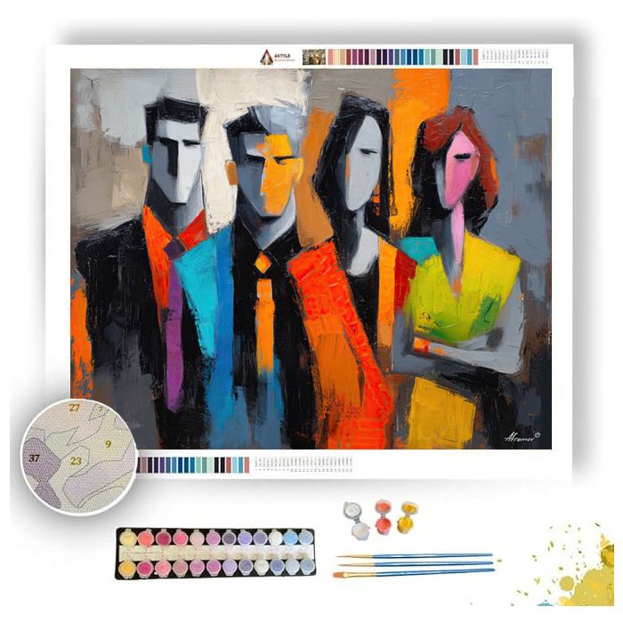 CLEAN VIEW - Paint by Numbers Full Kit