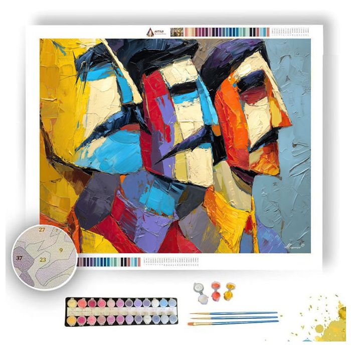 FREE STRUCTURE - Paint by Numbers Full Kit