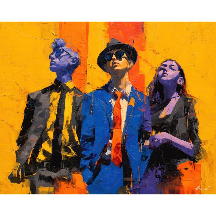 comic, book, palette knife, oil painting, impasto, textured surface, artwork, expressive, modern, creative, visual art, illustration, bold colors, painterly, contemporary, graphic, conceptual