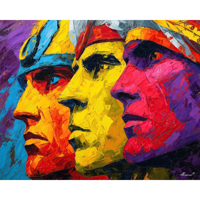 comic, book, palette knife, oil painting, impasto, textured surface, artwork, expressive, modern, creative, visual art, illustration, bold colors, painterly, contemporary, graphic, conceptual