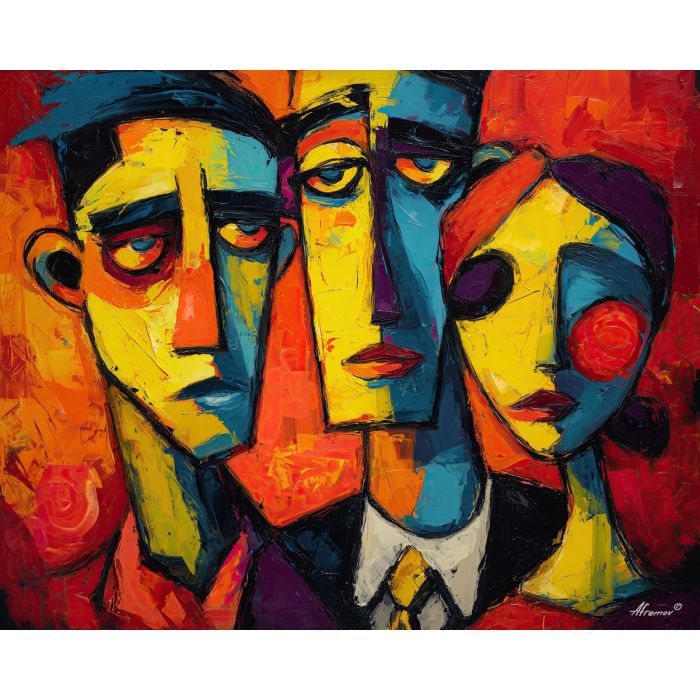 comic, book, palette knife, oil painting, impasto, textured surface, artwork, expressive, modern, creative, visual art, illustration, bold colors, painterly, contemporary, graphic, conceptual