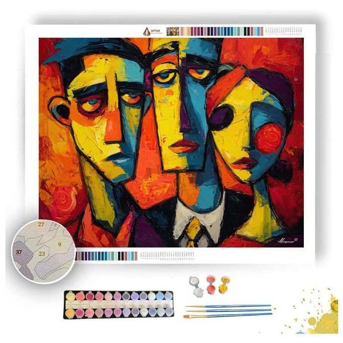 HIDDEN RHYTHM - Paint by Numbers Full Kit