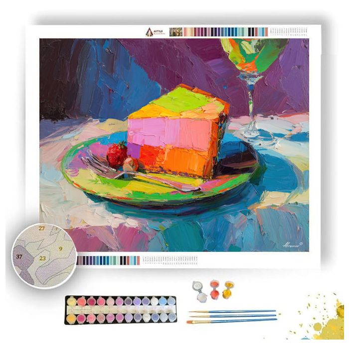 BRIGHT SHAPE - Paint by Numbers Full Kit