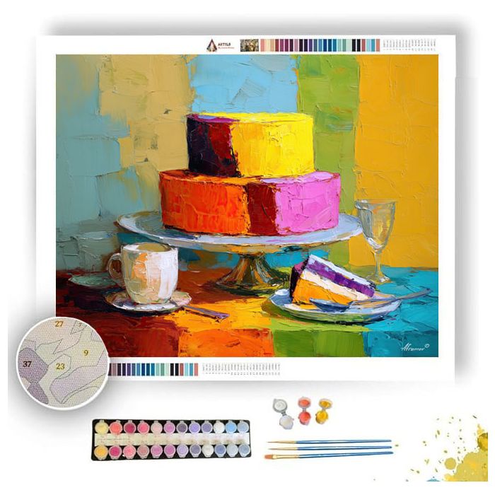 WARM STRUCTURE - Paint by Numbers Full Kit